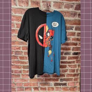 Unisex MARVEL Deadpool Outta the Way Nerd T-Shirt XL